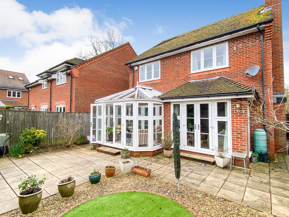 Rear view of property