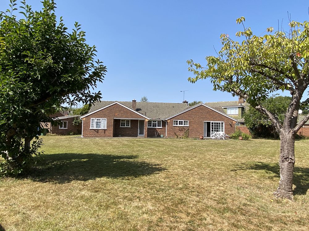 Rear view of property